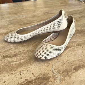 J Crew QUORRA LEATHER BALLET FLATS. Made in Italy